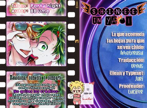 [bb (Ume)] Party Night – Boku no Hero Academia [Spa].